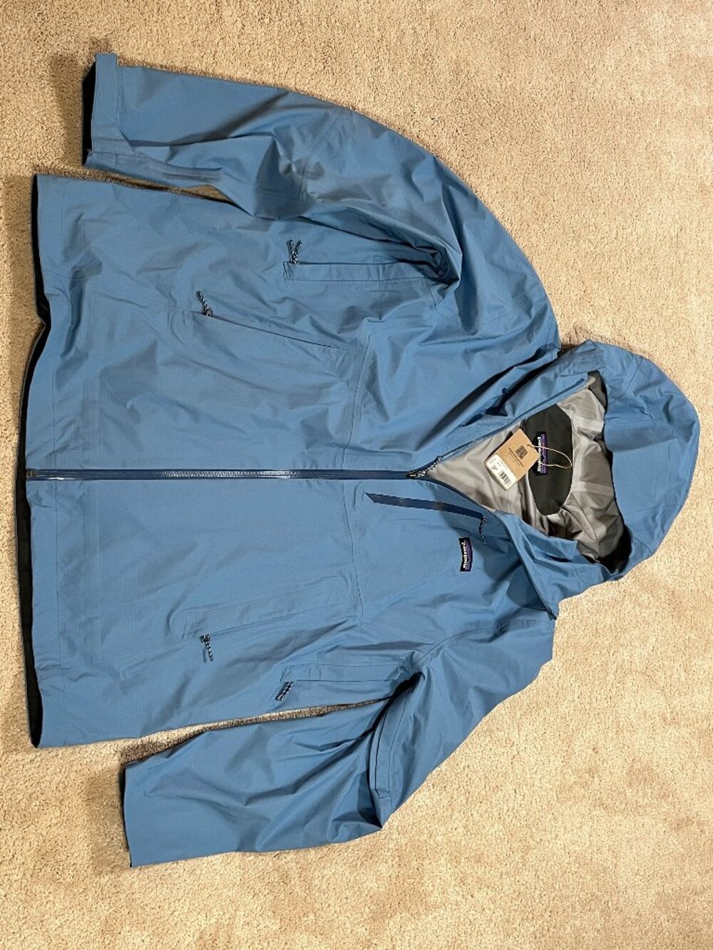 NWT NEW Patagonia Men's Granite Crest Rain Jacket Blue SHRB XL 85415 Fullzip